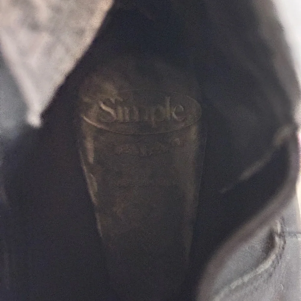 SIMPLE (FUTURE-PAST) QUALITY BLACK LEATHER SLIPON BOOTS Sz 10
